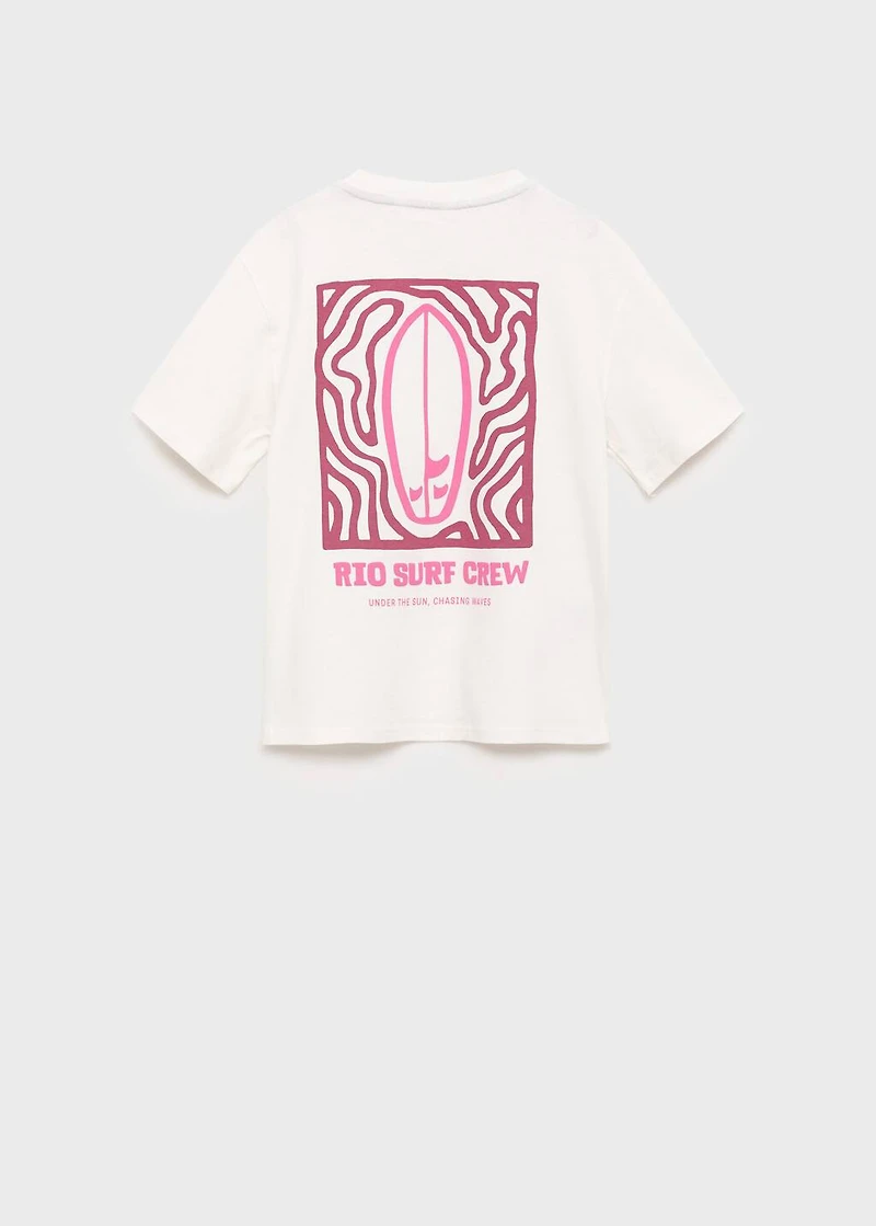 Surf printed t-shirt