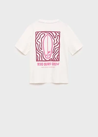 Surf printed t-shirt
