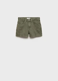 Shorts with stitching detail