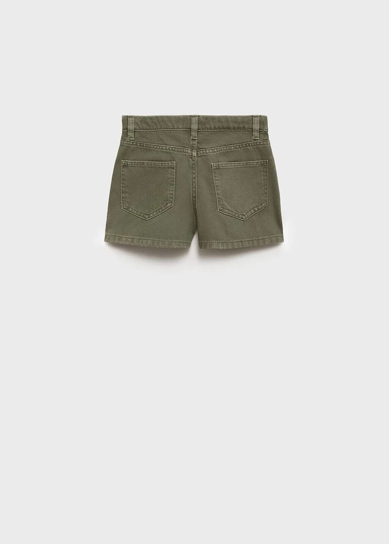 Shorts with stitching detail