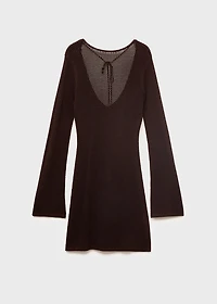 Open back crochet dress