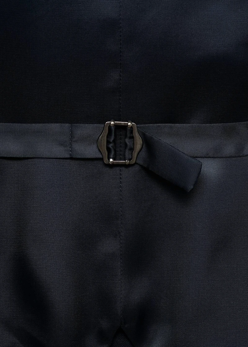 Slim-fit suit vest
