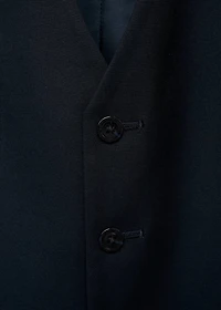 Slim-fit suit vest