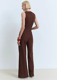 Flowy straight-fit pants