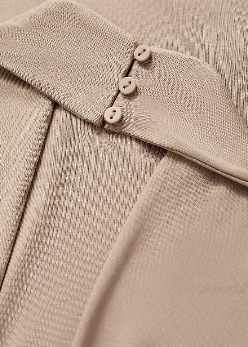 Long halter wrap dress