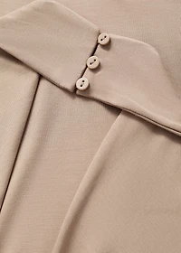 Long halter wrap dress