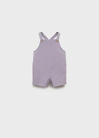 Short denim dungarees