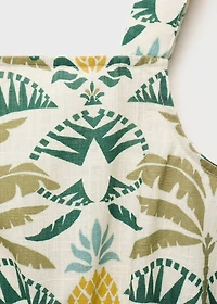 Tropical print jumpsuit