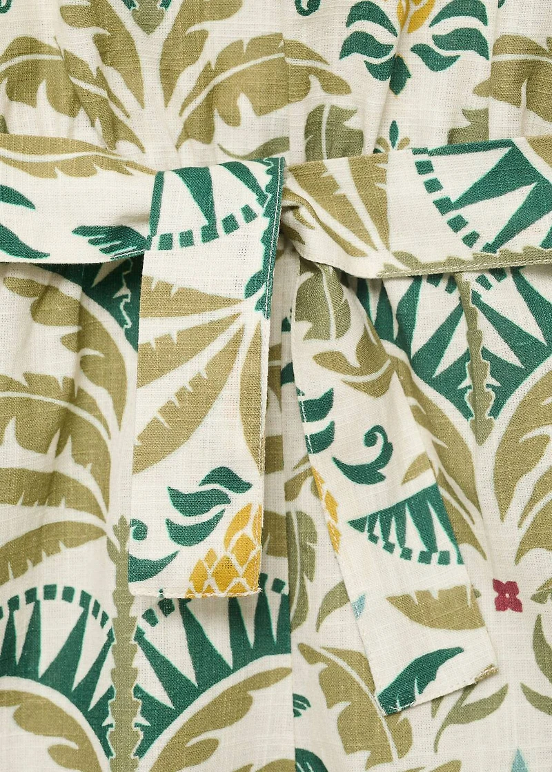 Tropical print jumpsuit