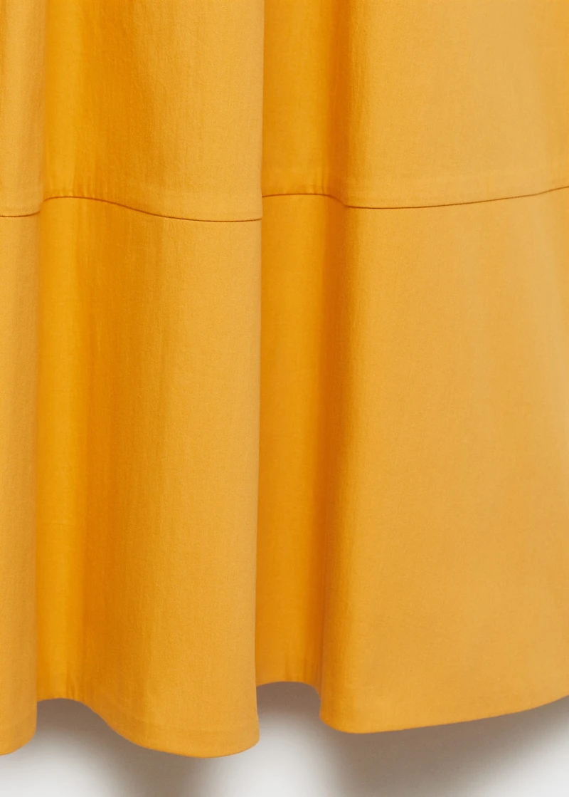 Long gathered skirt