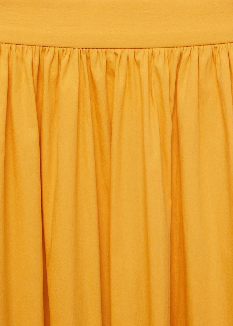 Long gathered skirt