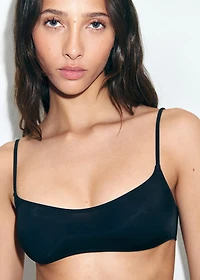 Thin-strap bra