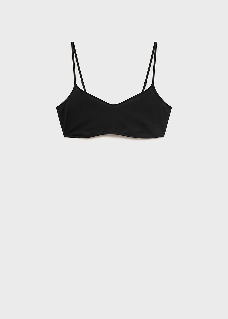 Thin-strap bra