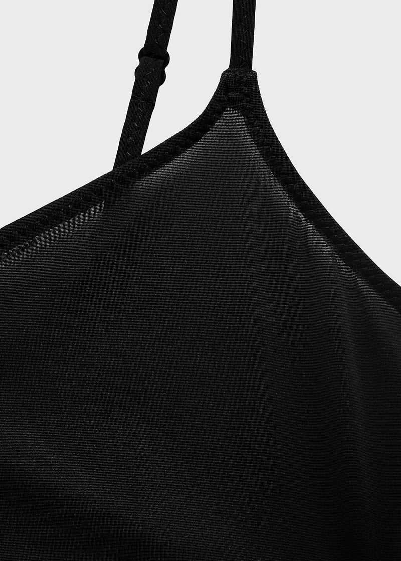 Thin-strap bra