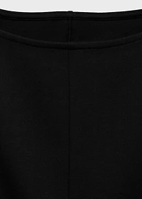 Peplum top with seam detail
