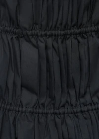 Ruched strapless top