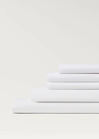Percale cotton fitted sheet for cm bed