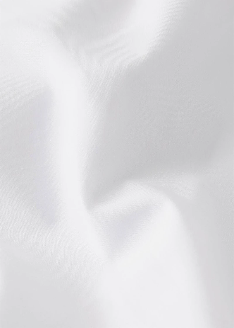 200-thread count percale cotton top sheet for 150/160 cm bed