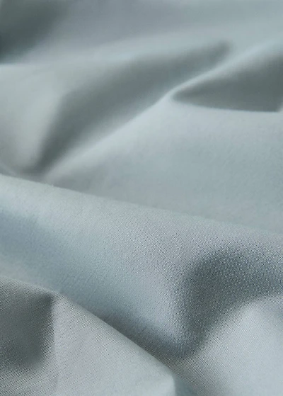 Percale cotton fitted sheet for 135/140 cm bed