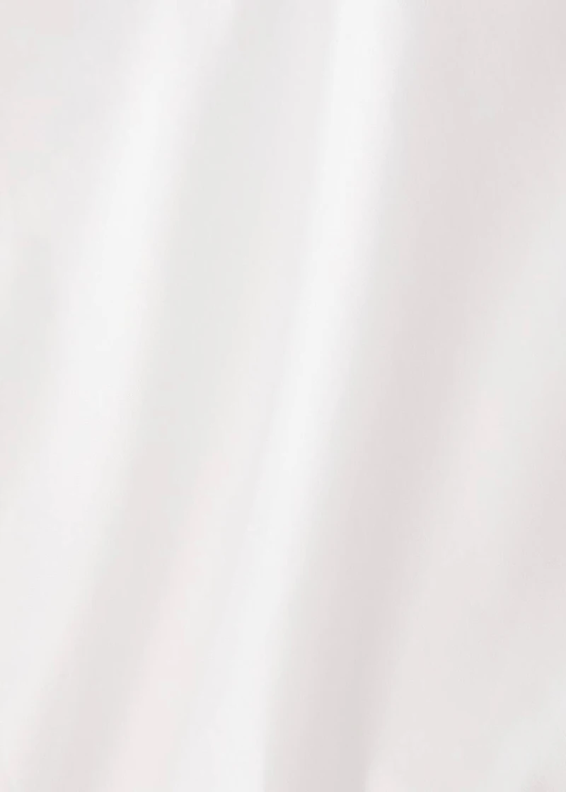 300-thread count percale cotton fitted sheet for cm bed
