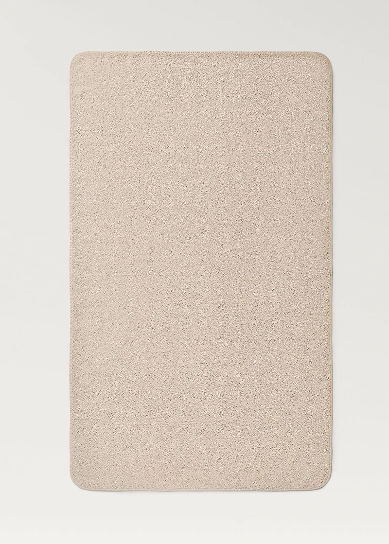 Garment-dyed bath towel