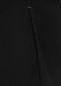 Halter-neck peplum vest