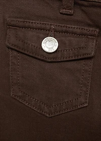 Flared jeans with pocket