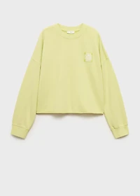Oversized printed sweatshirt