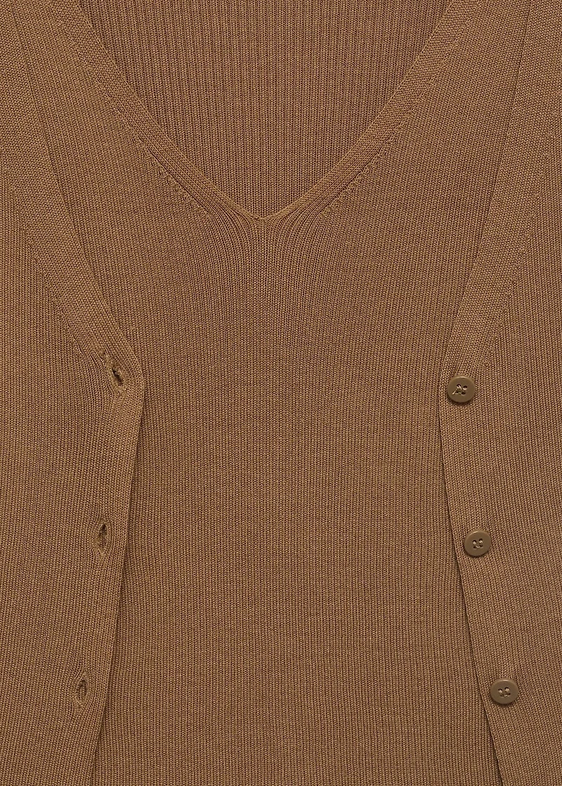 Mixed ribbed sweater