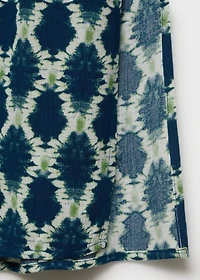 Printed long skirt