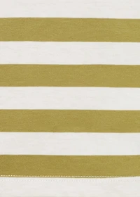 Chest-pocket striped T-shirt