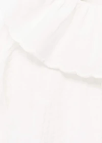 Double baby-collar shirt