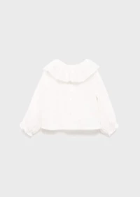 Double baby-collar shirt
