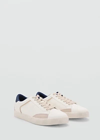 Combined design sneakers