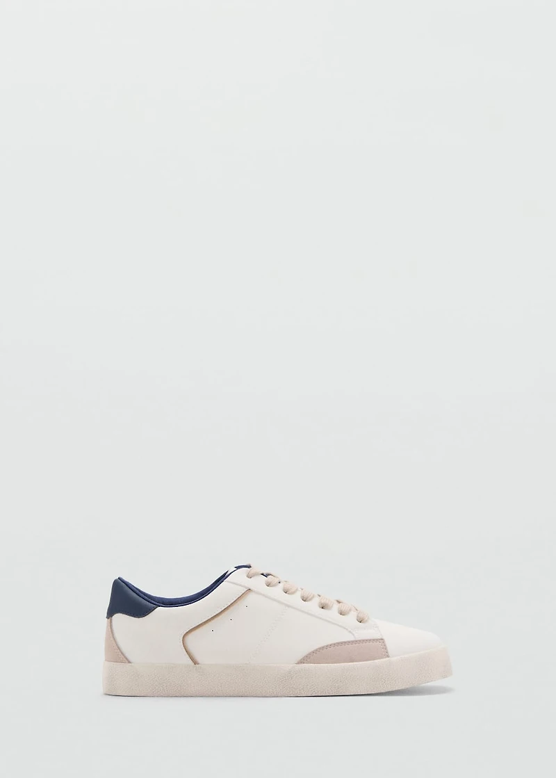 Combined design sneakers