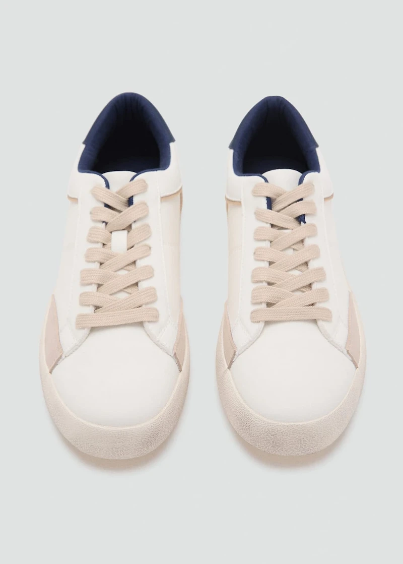 Combined design sneakers