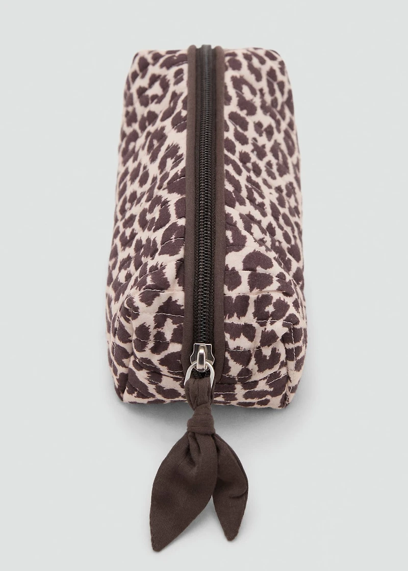 Leopard printed pencil case