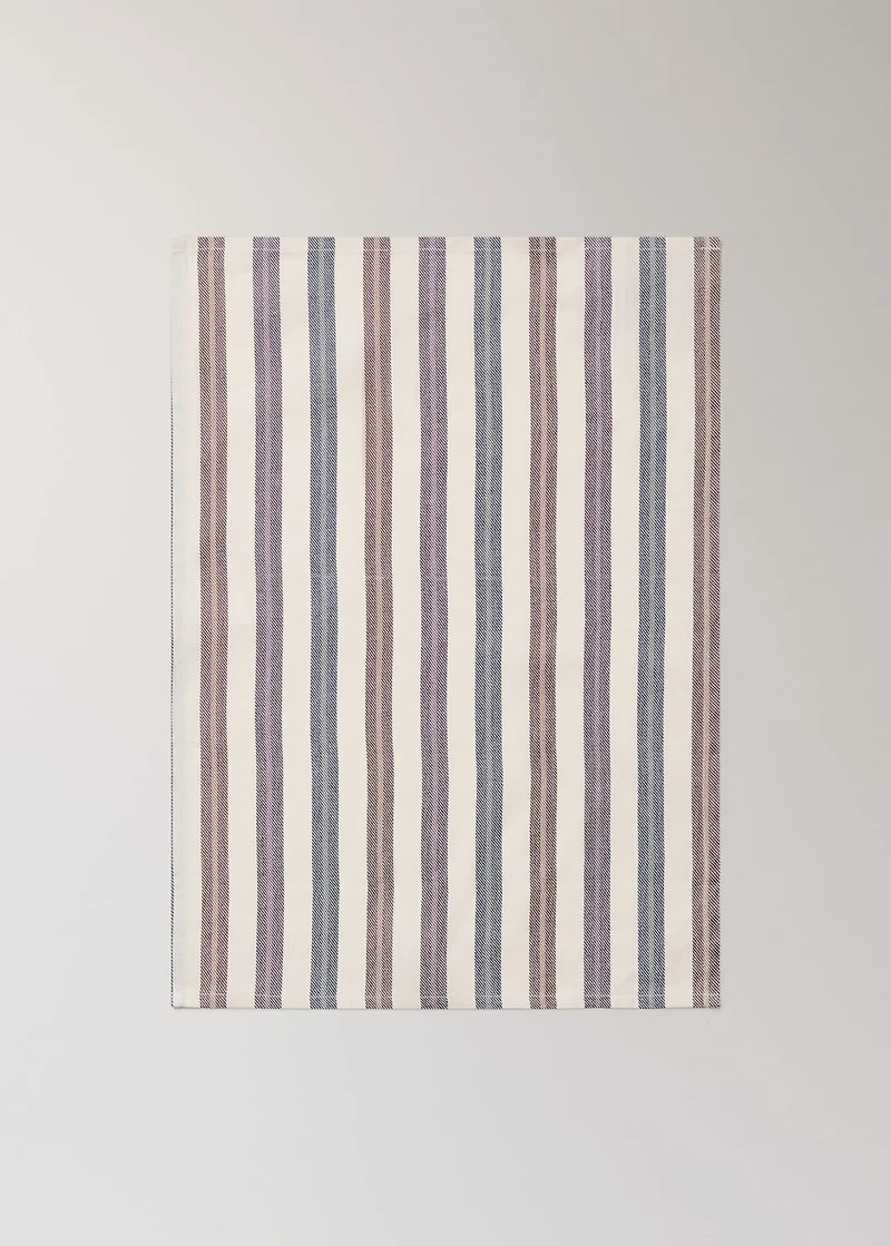 Colored striped fabric