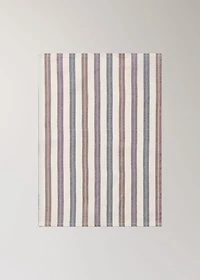 Colored striped fabric