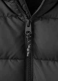 Hooded liner quilted coat