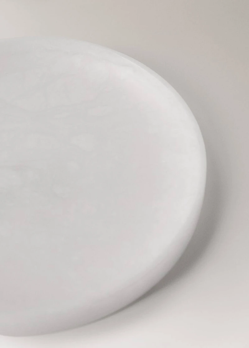 Medium alabaster valet tray