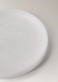 Medium alabaster valet tray