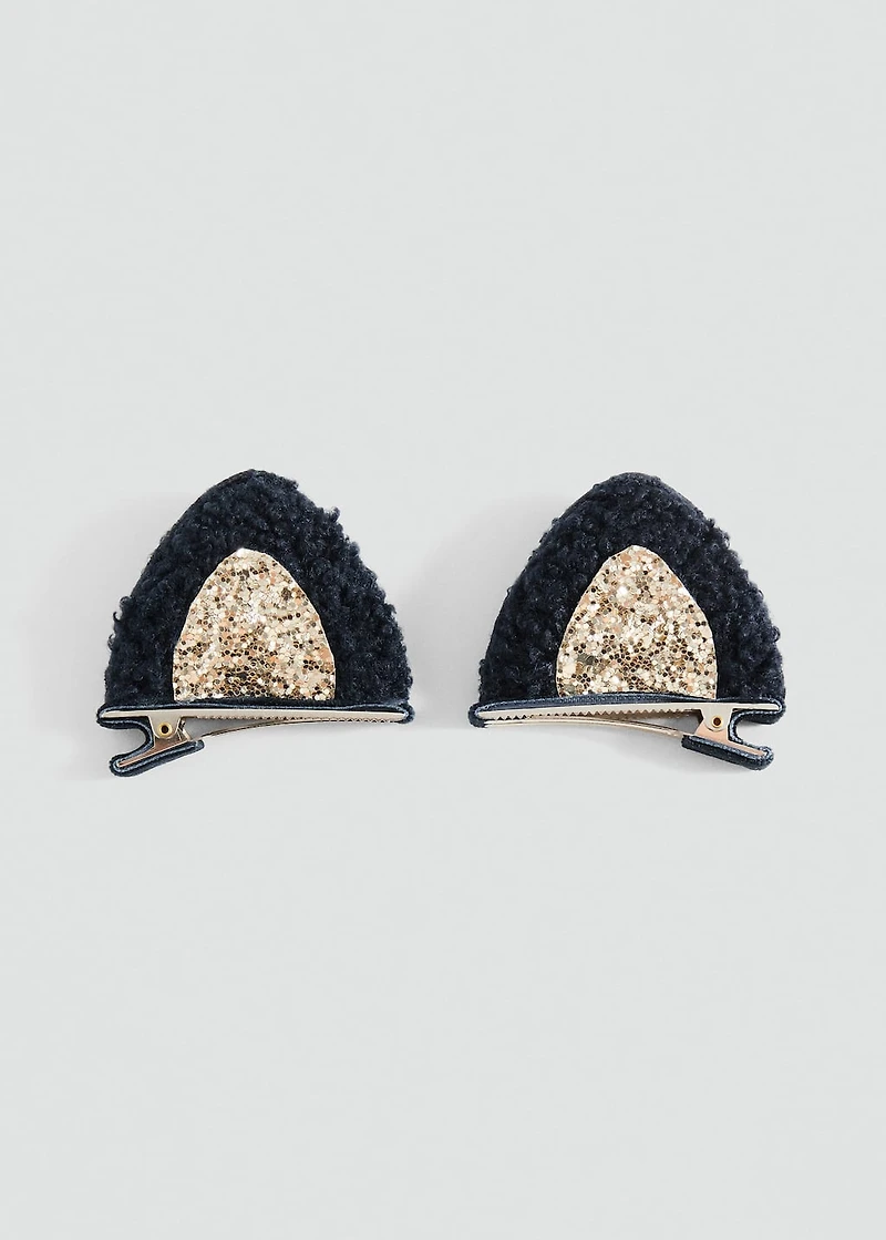 Kitty ear barrette