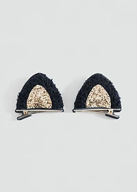 Kitty ear barrette