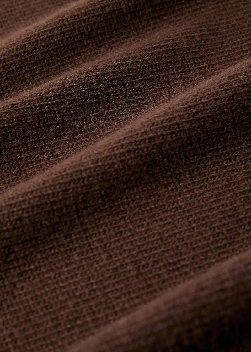 Wool openwork striped children’s blanket