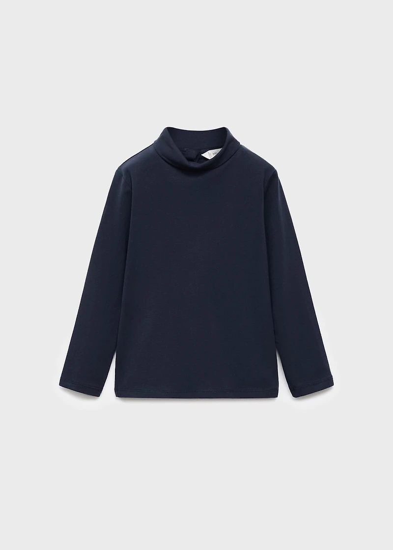 Turtleneck T-shirt