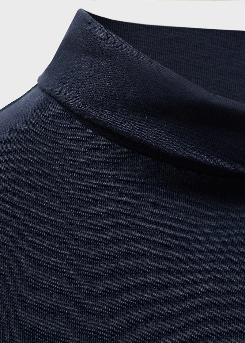 Turtleneck T-shirt