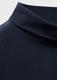 Turtleneck T-shirt