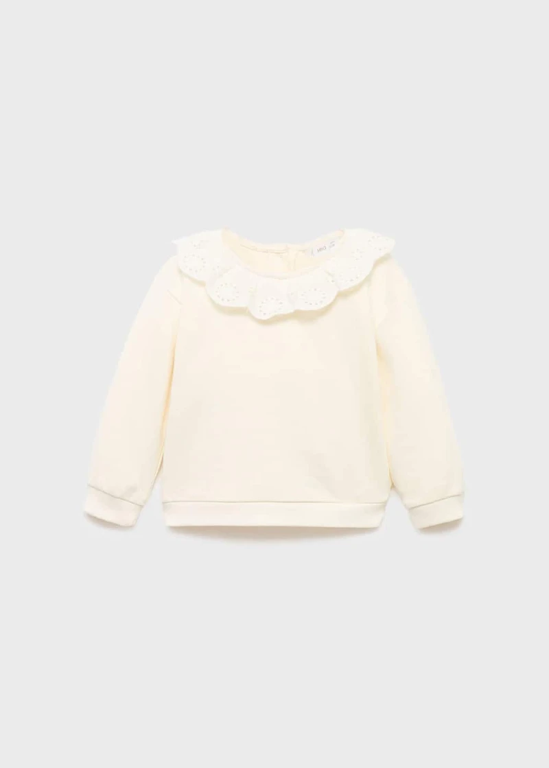 Babydoll neck sweatshirt