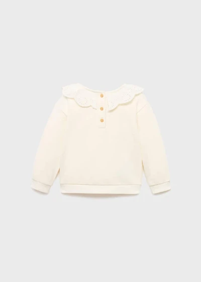 Babydoll neck sweatshirt